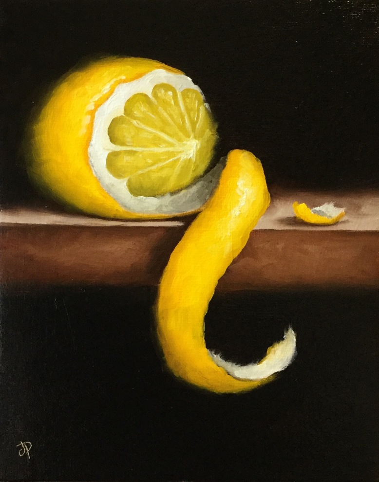 'Peeled Lemon' by artist Jane Palmer